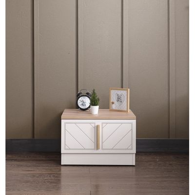 Oscar Night Stand - Beige Moonstone - With 5-Year Warranty