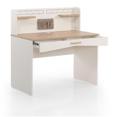 Oscar Study Desk - Beige Moonstone - 5-Year Warranty