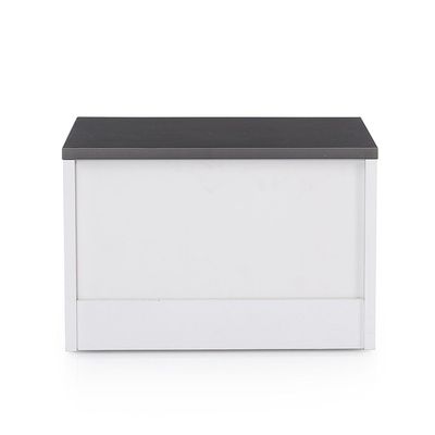 Oscar Night Stand - Anthracite/White - With 5-Year Warranty