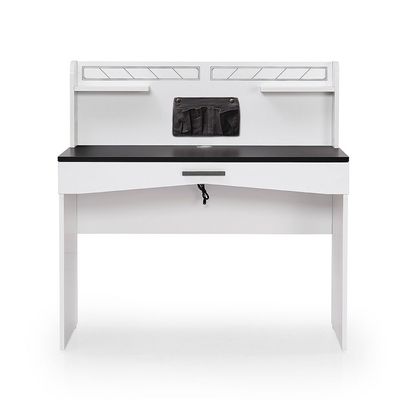 Oscar Study Desk - Anthracite/White - With 5-Year Warranty