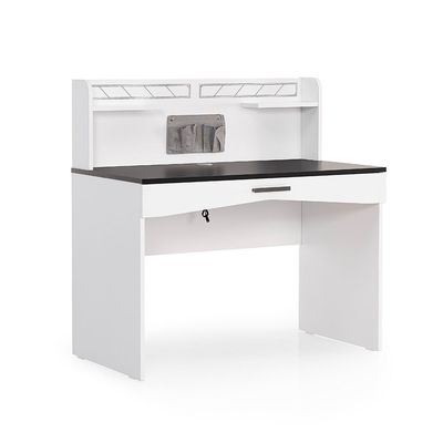 Oscar Study Desk - Anthracite/White - With 5-Year Warranty