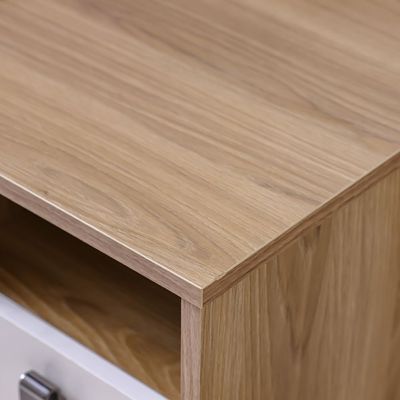 Sacramento Study Desk W/ Drawer - Beige / Oak