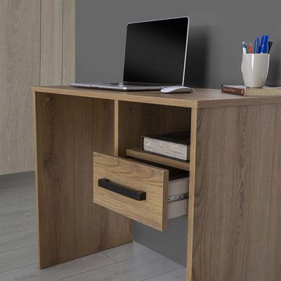 Norden Study Desk with Drawers - African Walnut - With 2-Year Warranty