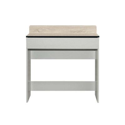 Fusion 1-Drawer Study Desk - Sonoma Oak/Light Grey - With 2-Year Warranty 