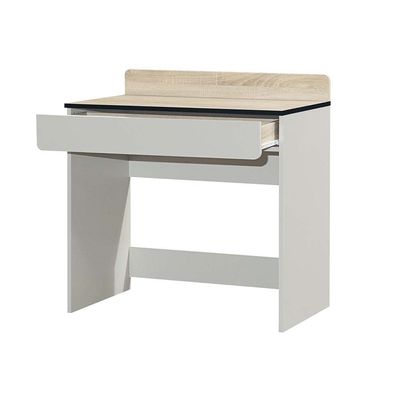 Fusion 1-Drawer Study Desk - Sonoma Oak/Light Grey - With 2-Year Warranty 