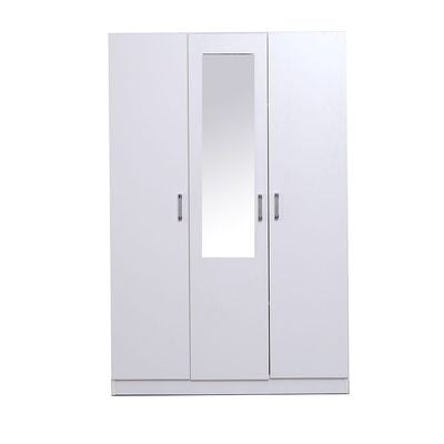 خزانة ملابس أستوريا 3 أبواب - أبيض - مع ضمان لمدة عامين