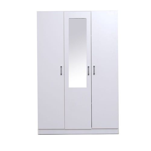 Astoria 3-Door Wardrobe - White - With 2-Year Warranty
