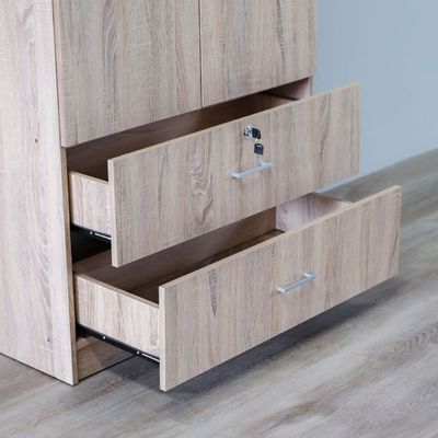 Sante 2 Door + 2 Drawer Wardrobe - Sonoma Oak