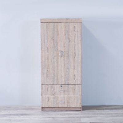 Sante 2 Door + 2 Drawer Wardrobe - Sonoma Oak