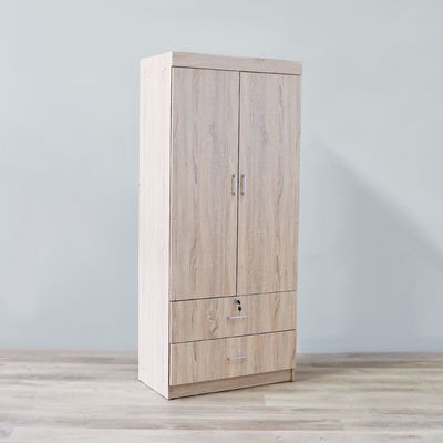 Sante 2 Door + 2 Drawer Wardrobe - Sonoma Oak