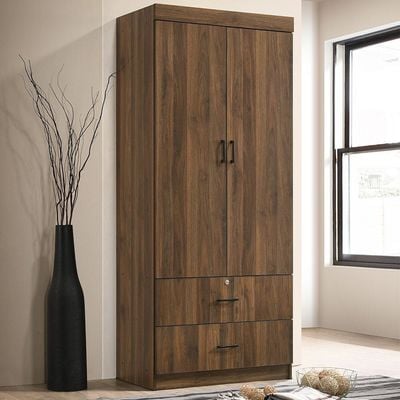 Sante 2 Door + 2 Drawer Wardrobe - Columbia