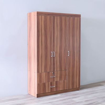 Selva 3 Door + 2 Drawer Wardrobe - Cherry