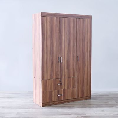 Selva 3 Door + 2 Drawer Wardrobe - Cherry