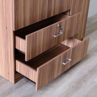 Selva 3 Door + 2 Drawer Wardrobe - Cherry