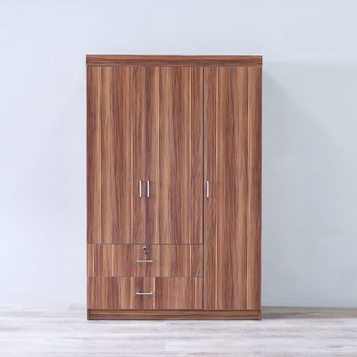 Selva 3 Door + 2 Drawer Wardrobe - Cherry