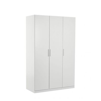 Thomas / New Allano/Kensley 3 Door Wardrobe w/ Mirror inside- White