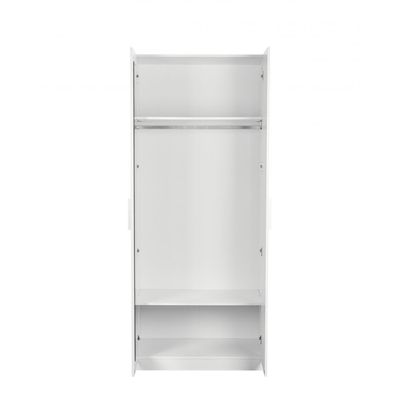 Thomas / New Allano/Kensley 2 Door Wardrobe w/ Mirror inside - White