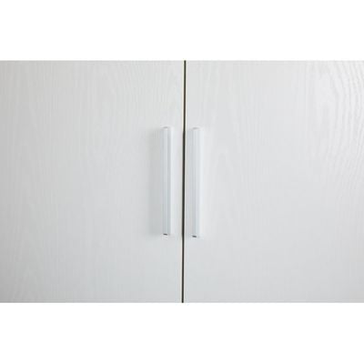 Thomas / New Allano/Kensley 2 Door Wardrobe w/ Mirror inside - White