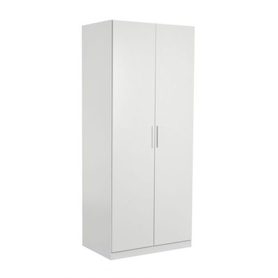 Thomas / New Allano/Kensley 2 Door Wardrobe w/ Mirror inside - White