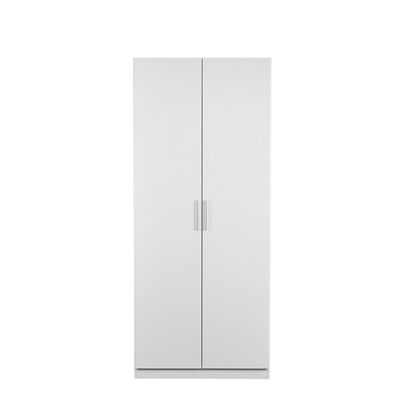 Thomas / New Allano/Kensley 2 Door Wardrobe w/ Mirror inside - White