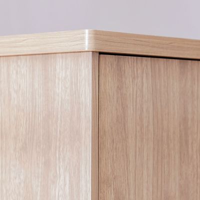 Zirco 3-Door Wardrobe - Brown Oak - With 2-Year Warranty