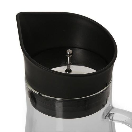 1CHASE Drip-free Carafe With Handle And Stainless Steel Flip-Top Lid Built In Infuser 1200 ML
