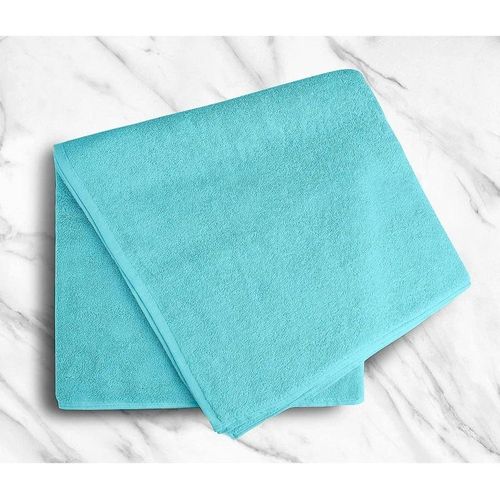 Oversized Bath  Sheets , AR Linen Soft Absorbent Large Towels Set Of 2  600GSM 76.2x152.4 CM Aqua