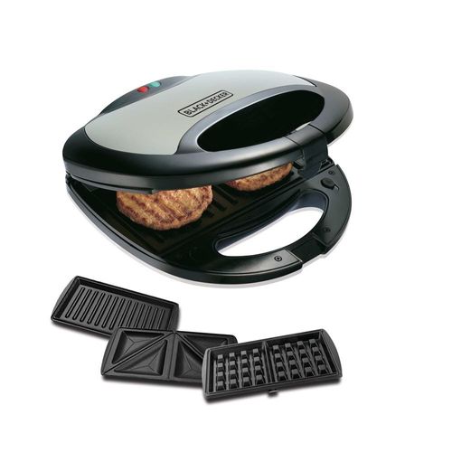 Black & Decker 2 slice Multiplate Sandwich + Grill + Waffle maker