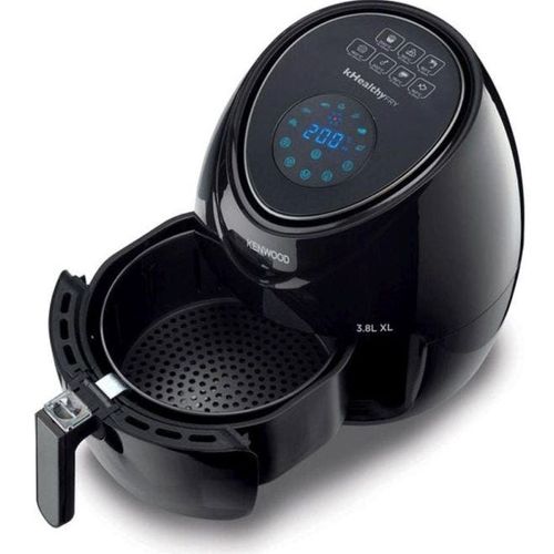 KENWOOD Digital Air Fryer 1.7KG 3.8L XL Capacity with Recipe Book, Rapid Hot Air Circulation Technology for Frying, Grilling, Broiling, Roasting, Baking and Toasting 3.8 L 1500 W HFP30 Black