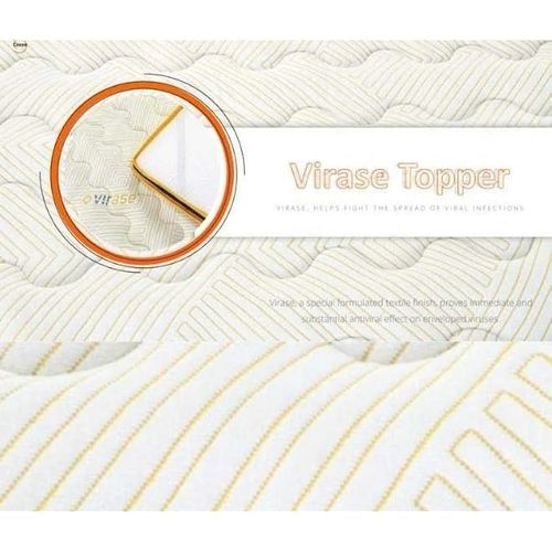 Virase Siries Anti-Allergic Premium Quality Super Soft Memory Foam Topper King Size 200X210X7 Cm