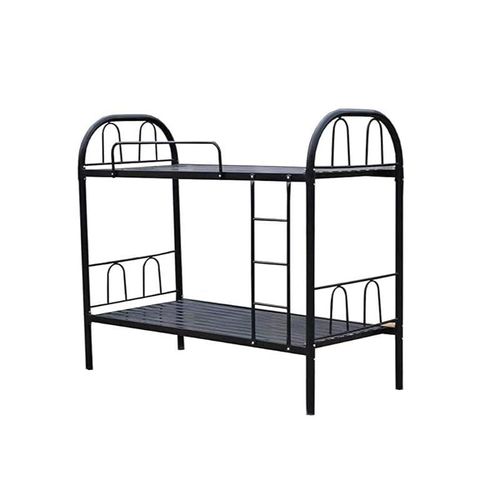 Heavy Duty Steel Bunk Bed (190X90Cm) Black Without Mattress