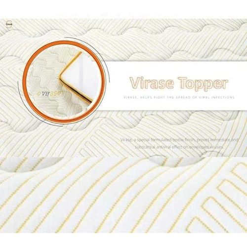 Virase Siries Anti-Allergic Premium Quality Super Soft Memory Foam Topper Single Size 100X200X7 Cm