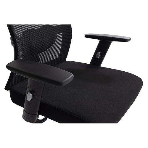 Ergonomic Mesh Computer Desk Chair MH-827 for Office and Gaming with headrest, back comfort and lumbar support BLACK