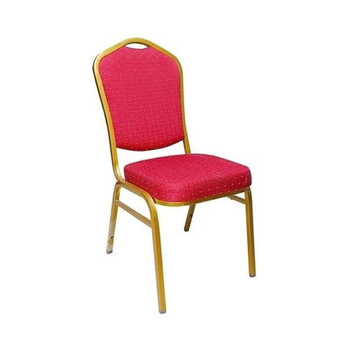 Banquet Chair Red/Gold 40X40X30Cm