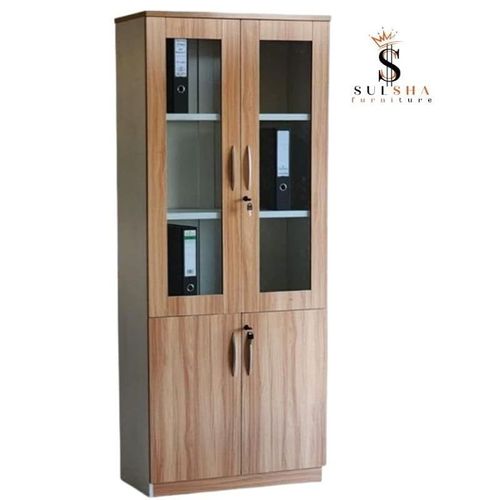 Modern Wooden File Cabinet 4 Door,Glass Door Cabinet Sul0885