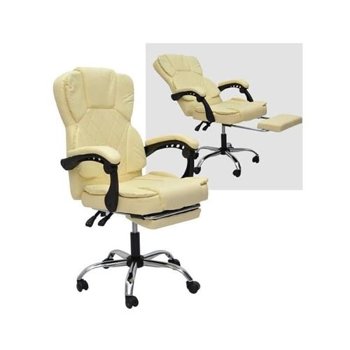 Ergonomic Computer Desk Chair For Office And Gaming Chair With Headrest, Back Comfort And Lumbar Support Beige