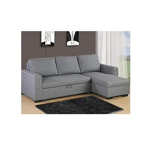 Modern L Shape Corner Sofa Grey, Sofa Cumbed