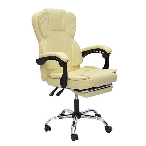 Ergonomic office chair -Off/white Ergonomic Computer Desk Chair for Office and Gaming with headrest, back comfort and lumbar support off/white