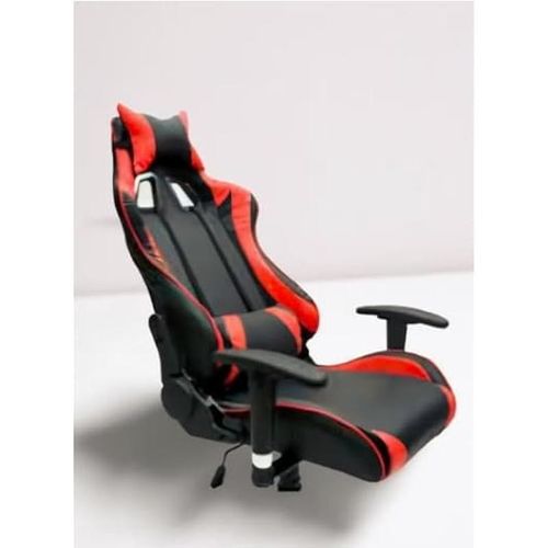 Rune, Soft 2D Armrest gamers chair with high backrest, full reclining and adjustable seat height, ergonomic design that can be used as office chair as well, In Red And Black 8201