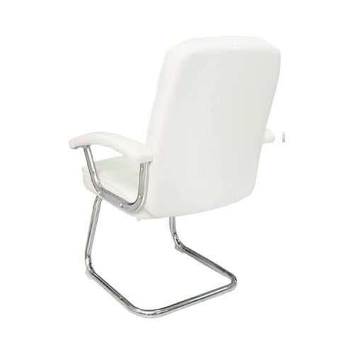 Modern Design Leather Visitor Chair With Steel Metal Frame Waiting Room Chair For Home Office And Hospital Chair