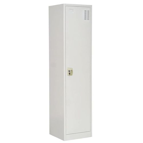 Sulsha Single Door Steel Cabinet - Grey- 183 X 45 X 40 cm