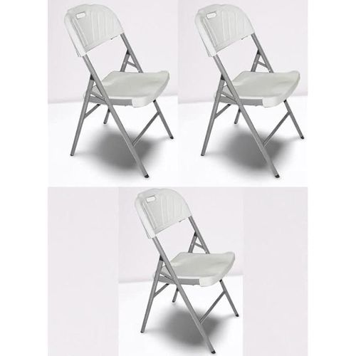 3 Piece Heavy Duty Folding Chair, Camping Chair, Outside Chair
