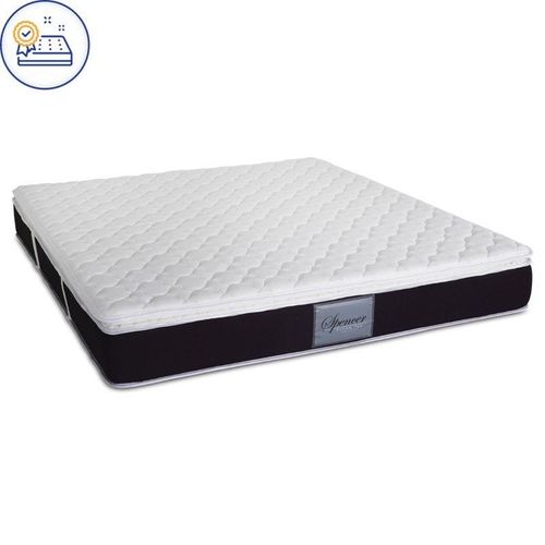 Spencer Pillow Top Spring Mattress With Foam Back Support Mattress Spine Balance For Pressure Relief (200x200x28)cm