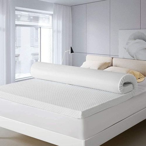 Sulsha Visco Premium Luxurious Memory Mattress Topper with Removable Velour Cover Premium Memory Foam (140X190X6) 