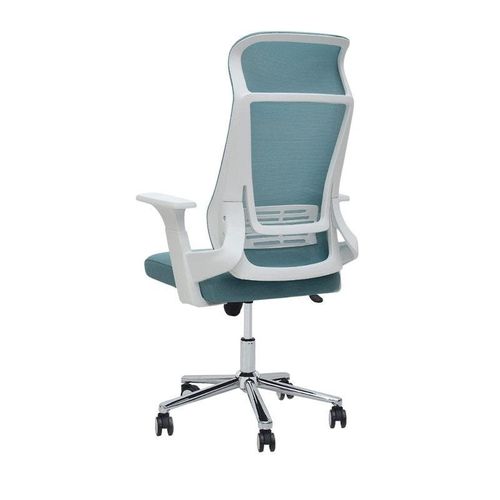 Ergonomic Office Chair BLUE for Home Executive Computer Chair Wide Seat With Large Headrest Modern Desk Chair Lumbar Support Adjustable Armrests 