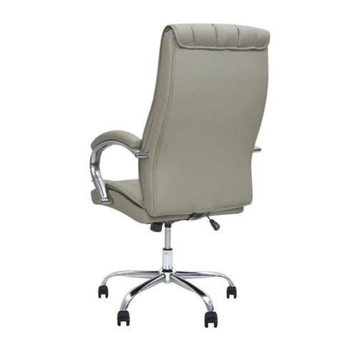 Office Chair With High Back Large Seat And Desk Chair Tilt Function Executive Swivel Computer Chair PU GREY