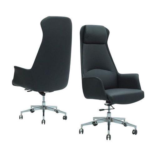 Executive Ergo Chair Modern Luxury design with adjustable height modern pu leather 360 swivel and tilt suit table for office |computer chair| office chair| boss chair |gaming chair BLACK