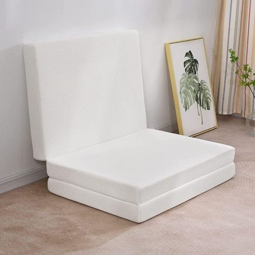 Folding Mattress, Tri Folding Mattress,Travel Play Floor Mat Portable Guest Foldable Mattress, Foldable Mattress Guest Bed for out door Camping 