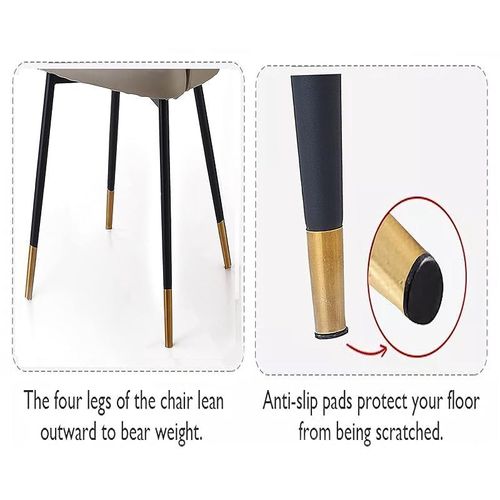 Angela Modern Luxury Dining Chair - Brown