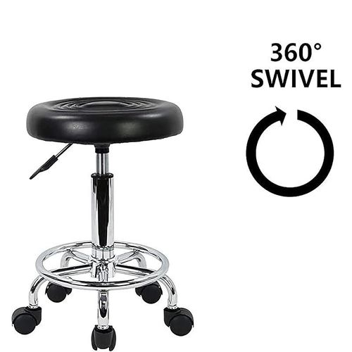 Gl Height Adjustable Mini Sitting Stool - Black